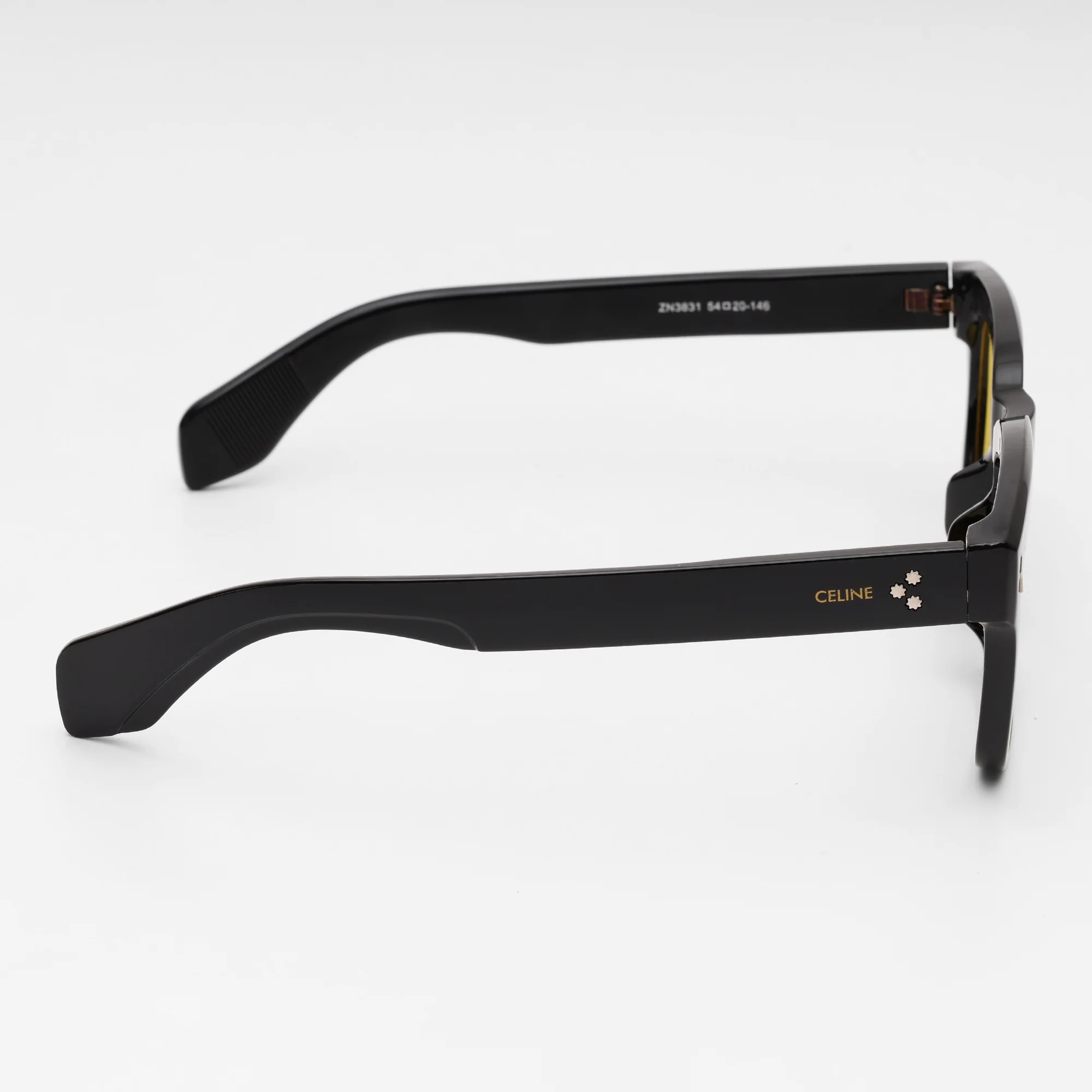 Celine Bold Yellow Lens Sunglasses - Image 5